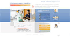 Desktop Screenshot of clinique-jean-leon.fr
